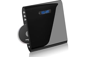 Famishow Slot in DVD Player for TV, All Region Free DVD Player with AV/HDMI Output and USB Input, HDMI Cable, Remote Control 