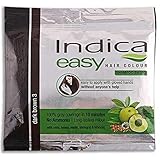 3 Pc Indica Easy10 Minutes Herbal Hair Color Shampoo BaseDark Brown Herbs