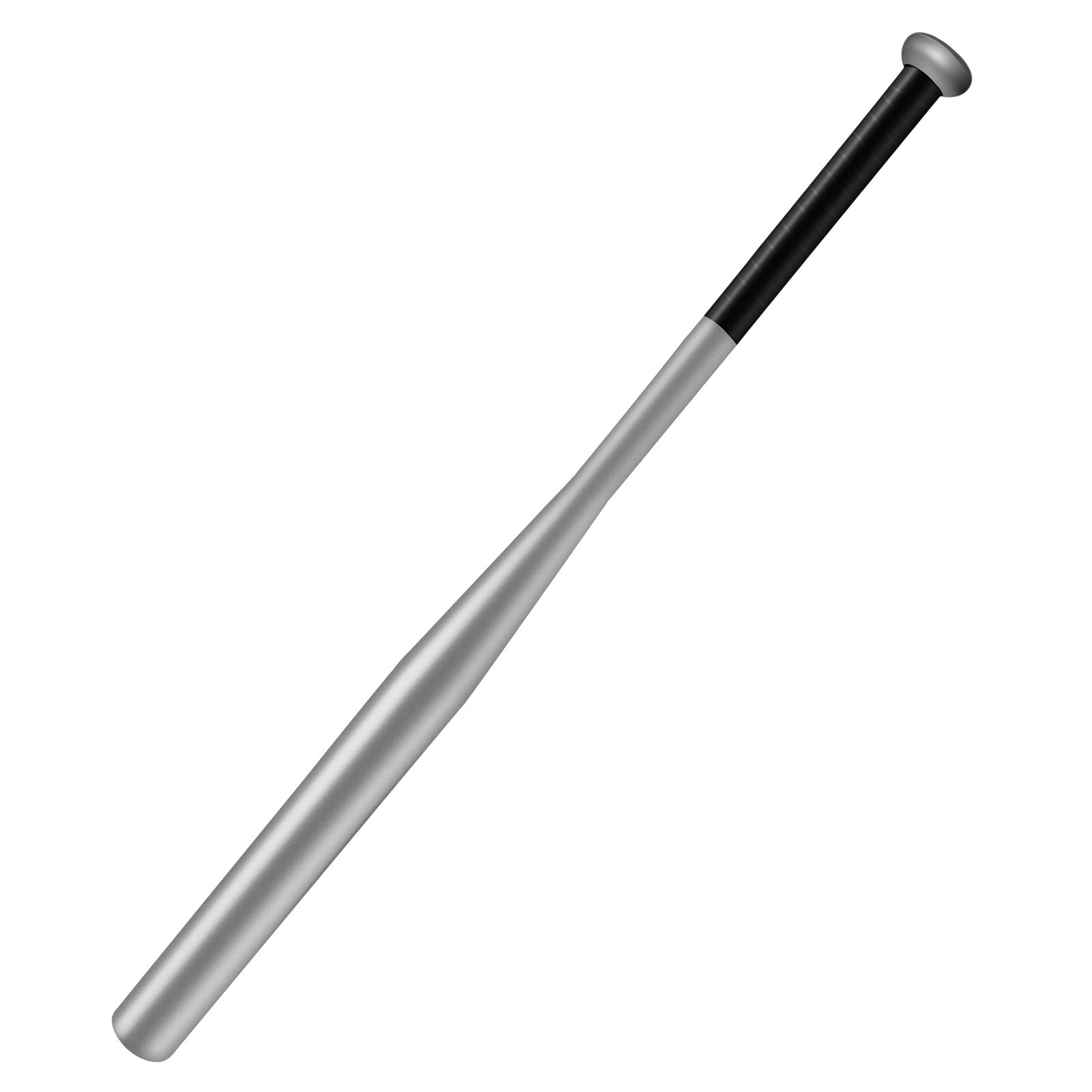 Tuggui 28 Inch Baseball Bat Steel with Carry Bag (Silver)