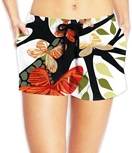Drawstring Waist Women's Exquisite Tree Beach Pants