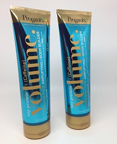Proganix Volume Shampoo Conditioner Set Soy Protein Blue Tube