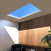 Smart Blue LED Skylight ,Sunlight Lamp,Natual Light Ceiling Lamp 1*2ft | For basements, garages, kitchens, bedrooms, living rooms, hotels, lobbies, hallways, and bathrooms