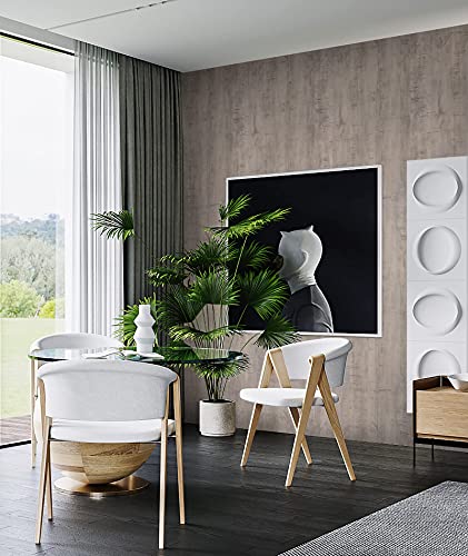 16”x118”Light Brown Wood Wallpaper Peel and Stick Rustic Wood Contact Paper Distressed Wood Wallpaper Self Adhesive Waterproof Removable Wood Grain Vinyl Paper Decorative for Cabinets Furniture Desk