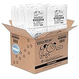 ValueWrap Disposable Male Dog Diapers, 1-Tab Medium, 144 Count - Absorbent Male Wraps for Incontinence, Excitable Urination & Travel, Fur-Friendly Fasteners, Leak Protection, Wetness Indicator