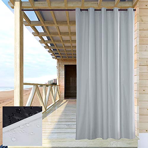 2021 Outdoor Verdunkelungsvorhänge für Terrasse Wasserdicht Ösen Top Thermoisoliert Verdunkelungsvorhang Vorhang Veranda…