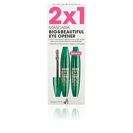ASTOR BIG & BEAUTIFUL EYE OPEN MASCARA PESTAÑAS 910 BLACK 2X1