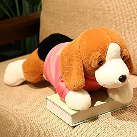 Amazon Co Jp かわいいビーグル犬ぬいぐるみ柔らかいぬいぐるみ犬人形クッション寝るぬいぐるみ子供用ぬいぐるみ赤ちゃん60cmb おもちゃ