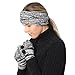 TrailHeads Women's Space Dye Knit Ponytail Headband - black & white