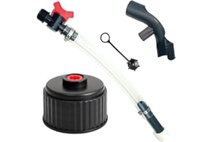 QIANQIAN Gas Cans, racing fuel jug hose, Fuel Filler Jug Hosewith Ball 3044 Valve Shut Hose, Racing Fuels 3042 Replacement Jug Cap,5 Gallon Gas Can for Racing,Fuels Replacement Jug Cap,Scribner Fuel Jugs, ﻿