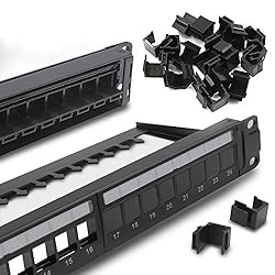 VCE 20-Pack Blank Keystone Jack Inserts