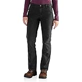 Carhartt Womens Rugged Flex Loose Fit Canvas Double-Front Work