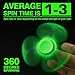 Stress Relief Sensory Fidget Toys For Adults & Kids - Glow In The Dark Hand Spinner & Flippy Chain Toy With Free Carrying Bag - For Fidgeters, Anxiety, Focus, ADHD, Autism #1 Therapist Recommended!