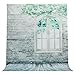Mohoo 5x7-Feet Brick Wall Window Pattern Silk Photography Background