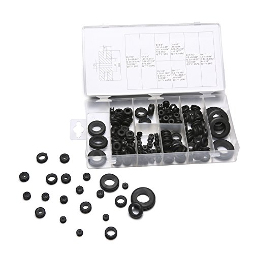 Gydandir Rubber Grommet Assortment Kit Eyelet Ring Gasket Assortment