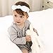 Baby Girls Headbands with Bows 3 Pack Infant Toddler Headwrap Hair Accessories