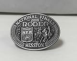 HESSTON NATIONAL FINALS RODEO NFR ADULT BELT BUCKLE 2018. NEW COWBOY WRANGLER PROR
