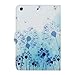 iPad Mini Case - LittleMax Synthetic Leather Auto Wake/Sleep Stand Case [Card Holder] Flip Folio Wallet Case Cover for iPad Mini 3/2/1 [Free Cleaning Cloth,Stylus Pen]-03 Dandelion