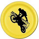 EXTREME MOTO CROSS DESSERT PLATE (8/PKG)