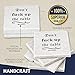 Marble Coasters for Drinks - Funny Housewarming Gifts Wedding Gift Or for Your Kitchen, Living Room & Coffee Table | Marble Home Decor Coaster Set