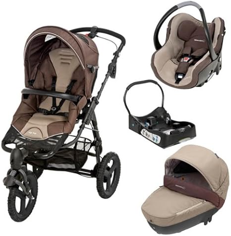 poussette high trek walnut brown