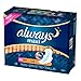 Always Maxi Size 4 Overnight Feminine Pads with Wings, Unscented, 48 Count (Packaging May Vary)