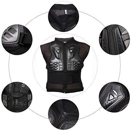 Motorcycle Full Body Armor Vest Jacket Protective Gear Chest Protector for Adult - Thumbnail 5