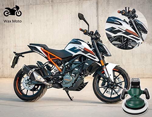 HAWKFORCE 10-Inch Cordless Car Polisher, 18V Electric Car Buffer - Adjustable Twin Handles, Random Orbit - Buffer Kit with 6 Bonnets for Cleaning, Waxing, Polishing, Fit for Car, Truck, Boat Etc