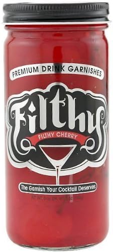 Filthy Long Stemmed Red Cherries - 8 oz Jar by Filthy Foods