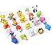 Lsushine 20 Animal Collectible Set of Random Adorable Animals Erasers Best for Kids Fun and Games