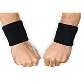 Sports Sweatbands - Arm Bands for Wrists, Sweat Absorption for Men &amp; Women