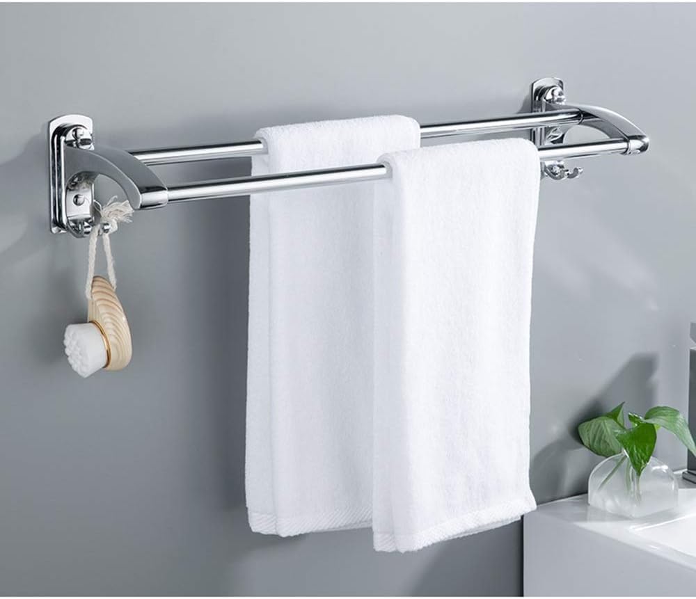 WXI Toallero Barras Dobles Toallero de Toalla Toallero de baño Soporte