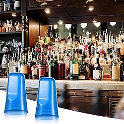 100 Pieces Translucent Liquor Pourer Covers