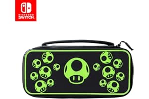 PDP Travel Case Plus with Wrist Strap, Built-in Stand & Storage Pockets - Nintendo Switch/Lite/OLED Compatible - Super Mario 