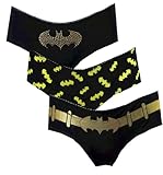 DC Comics Batgirl 3 Pack Panty Hipster Briefs for women