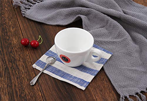KOFFOTA Cloth Linen Cocktail Napkins (Blue, 12 Pack) - Thumbnail 2