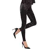 MeMoi Crushed Velvet Stretch Leggings