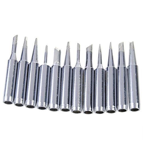 DAOKI 12pcs Solder Screwdriver Iron Tip 900M-T for Hakko Soldering Rework Station Tool Electronic 936/937/928 - Thumbnail 6