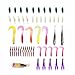 101-Pcs Fishing Lures Kit Set For Bass,Trout,Salmon,Including Spoon Lures ,Soft Plastic worms, CrankBait,Jigs,Topwater Lures (with Free Tackle Box) -by Saimanqiu