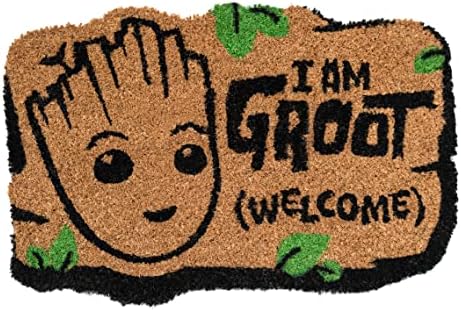 Marvel Groot Felpudo Entrada casa Fibra de Coco