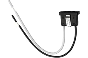 FOSPECTRA S99270748 Receptacle Exhaust Fan for Broan Exhaust Fan, Bathroom vent fans Black Receptacle Replacement Part for Broan Nutone, 15A,125V,16AWG, 1 Pc