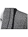 TAM WARE Mens Classic Fashion Marled Open-Front Shawl Collar Cardigan TWGG1308-GRAY-US M
