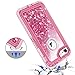 JAKPAK iPhone 6 Case, iPhone 6S Case Shockproof Glitter Flowing Liquid Bling Sparkle Cover for Girl Woman Heavy Duty Full Body Protective Shell for iPhone 6S iPhone 6 4.7 inches Pink