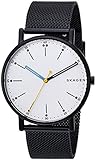 Skagen Men's 'Signatur' Quartz Stainless Steel Casual Watch, Color:Blue (Model: SKW6376)