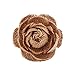 DECORA 12 Pieces Handmade Burlap Rose Flowers for Wedding Decoration DIY Craft Making