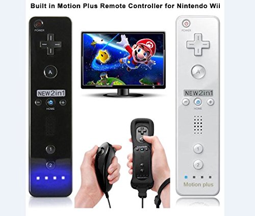4 Motion+Remote+Nunchuck+Controller+Nintendo