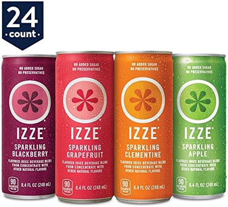 IZZE Sparkling Juice (3 Flavor (24 Pack))