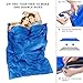 WERTYCITY Warm Weather Sleeping Bag - Portable, Waterproof, Compact Lightweight, Packable with Compression Sack for Camping Backpacking Hiking, for Kids, Teens Adults - Spring Summer Fall(Claret Red)