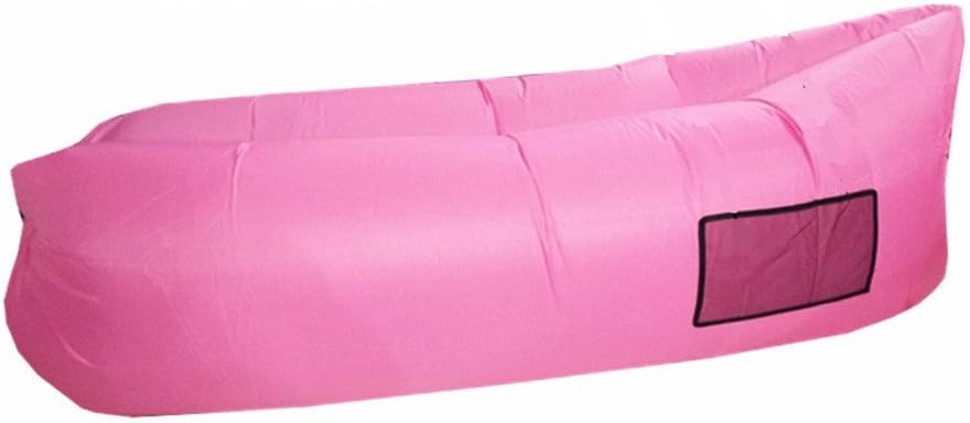 Oudan Chaise Longue Sofa Outdoor Portable Inflatable Sofa Air Bed with Pocket Mattress Sun Lounger, Camping, Swimming, Beach, travel, Park, Garden