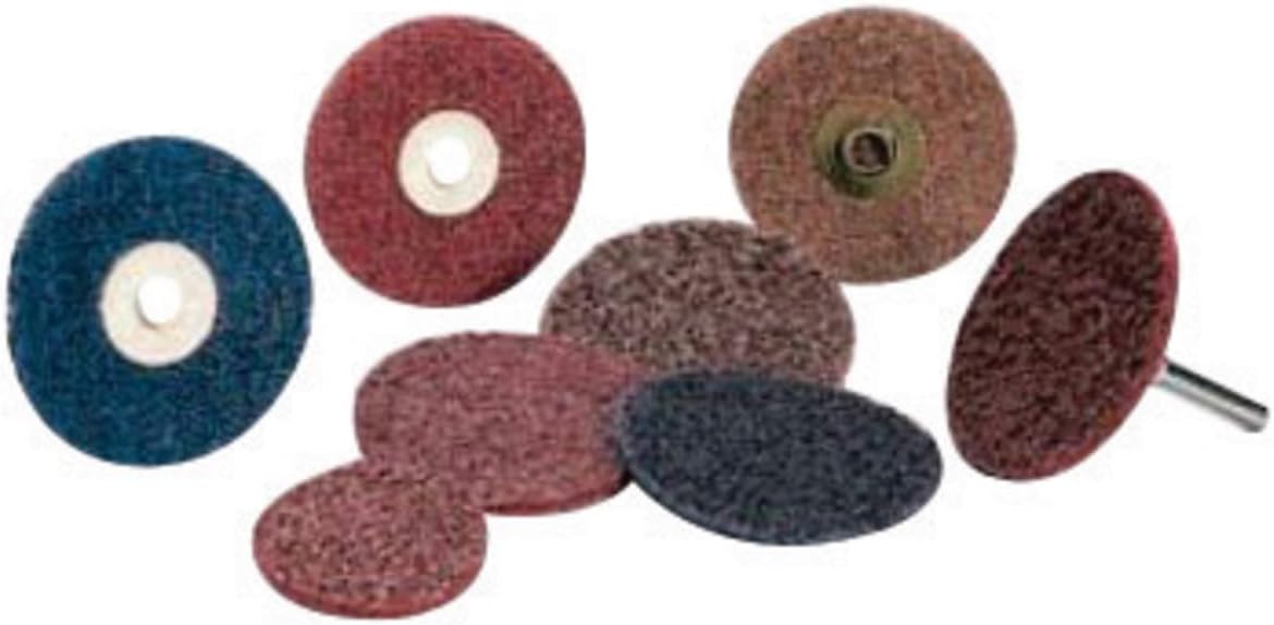 Standard Abrasives 4" 80-120 Grit Medium Aluminum Oxide Surface Conditioning Disc - 25 Each/Box