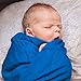 Muslin Swaddle Blanket 2 pack By Eden’s Grace- “Navy Blue and Teal Green”- Extra Large 47 x 47 inch-Ultra Soft Bamboo Swaddle Blankets- Perfect Baby Shower Gift